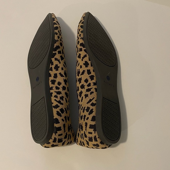 Rothy’s the point animal print flats size 11.5 - Picture 4 of 5
